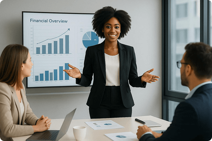 Financial overview slide 1